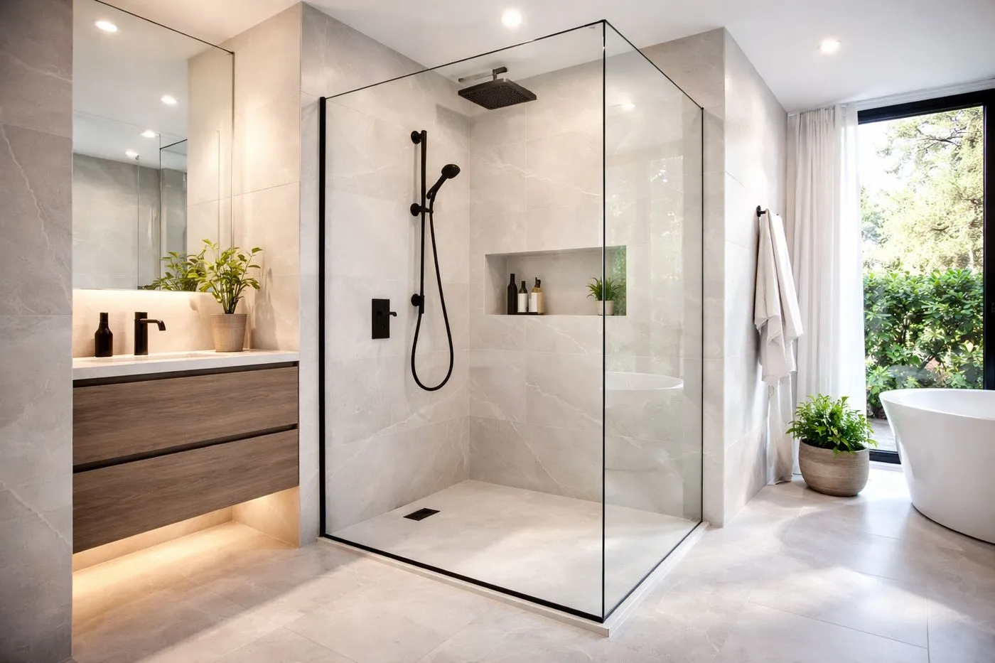 Miroiterie sur mesure crédence cuisine paroi de douche Lancy