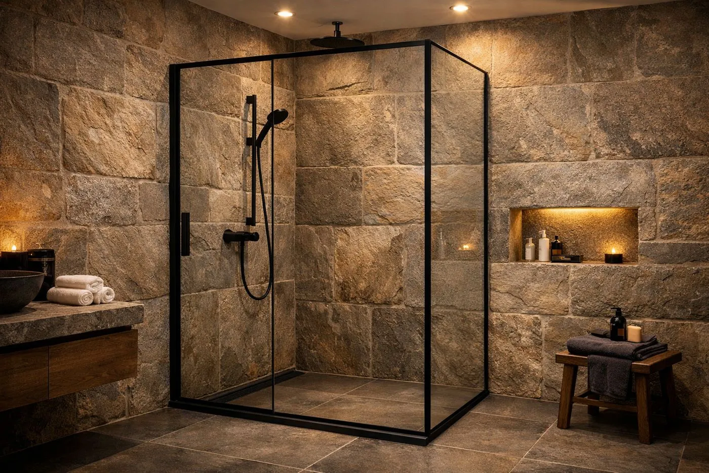 Miroiterie sur mesure miroir crédence paroi de douche Meyrin