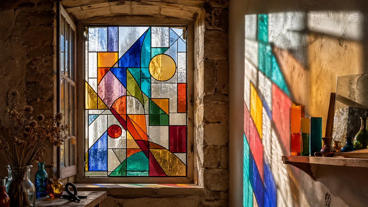 Miroiterie et créations en verre vitrail sur mesure à Carouge