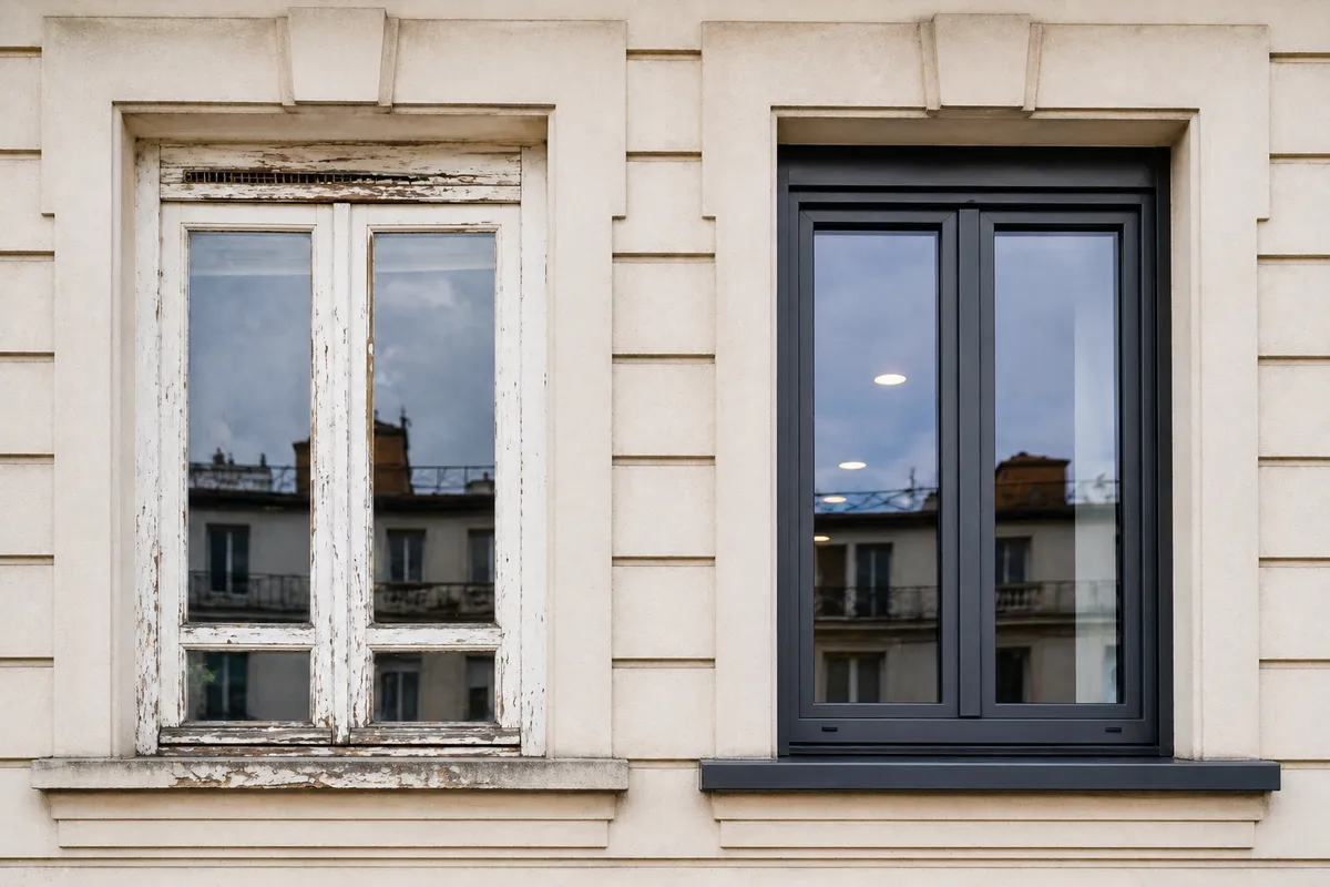 Remplacement de fenêtres à Onex