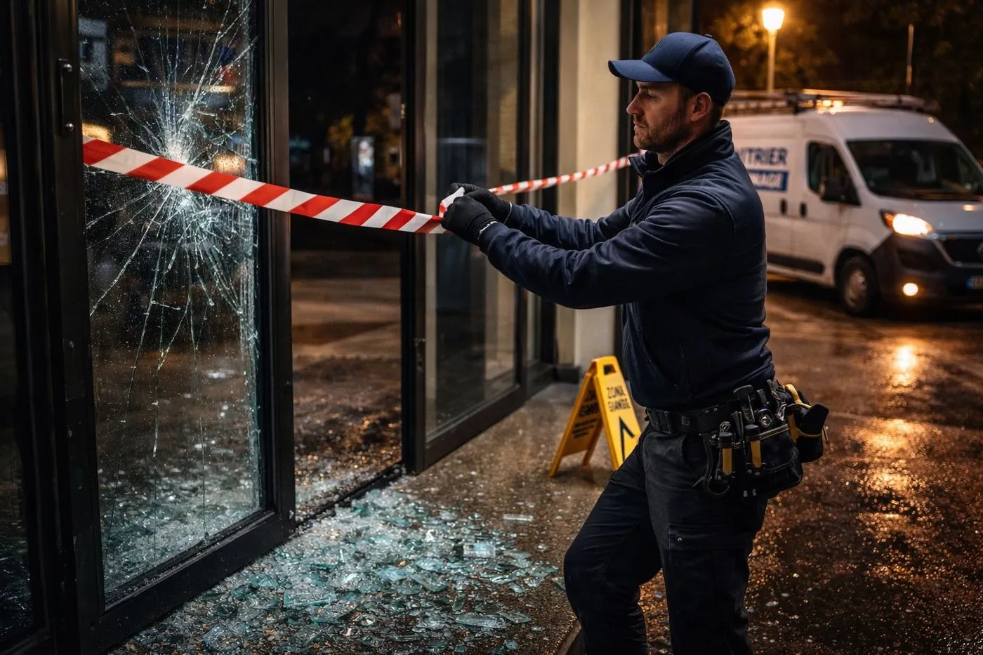 Intervention rapide urgence bris de vitre Genève 24h/24