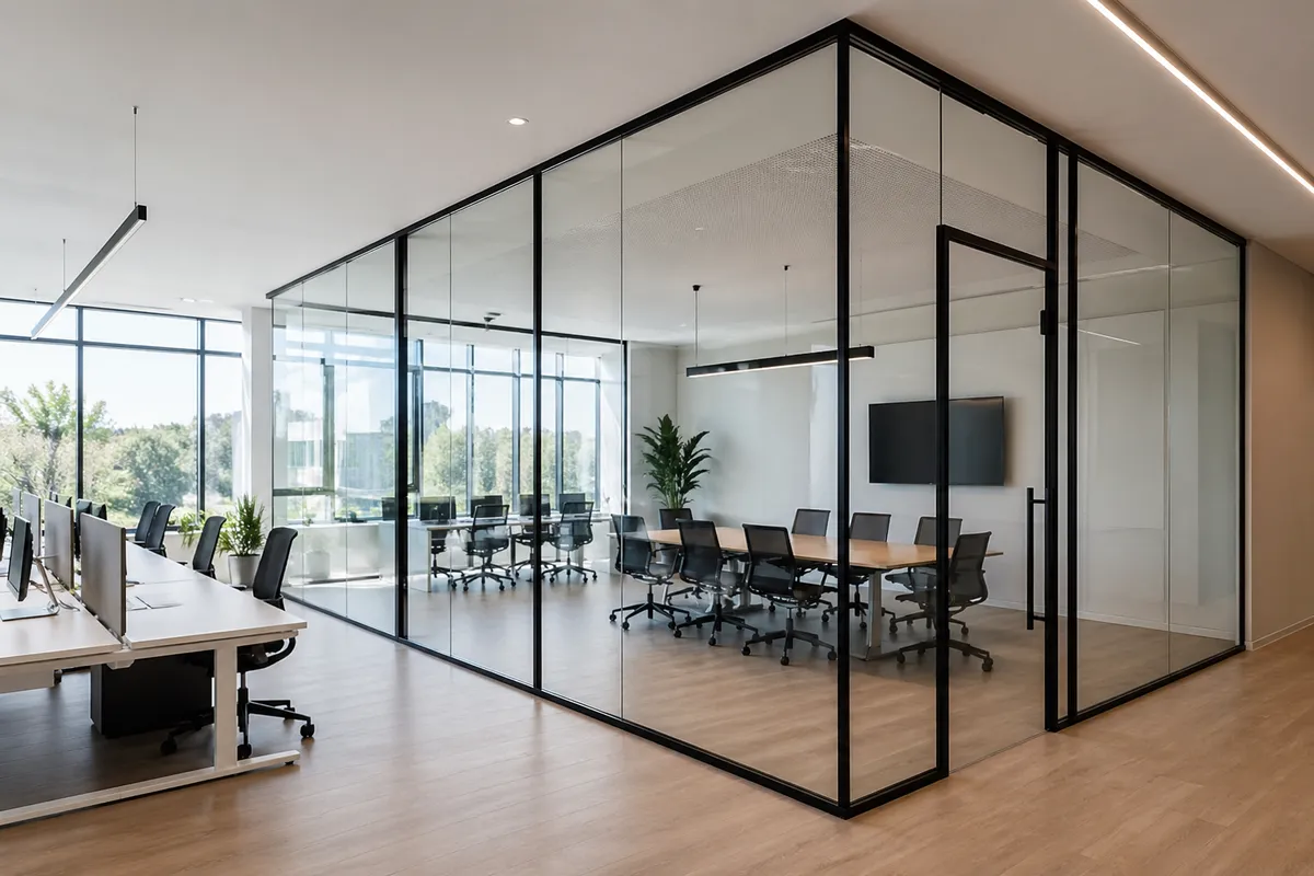 Vitrines et cloisons vitrées sur mesure à Thônex