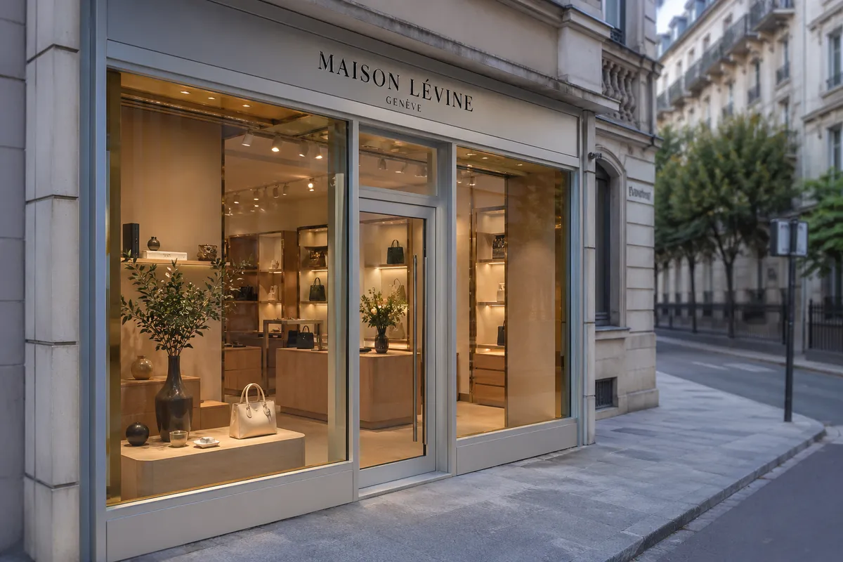 Vitrines sur mesure pour commerces à Chêne-Bougeries
