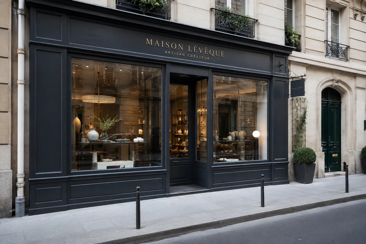 Creation de vitrines sur mesure pour commerces